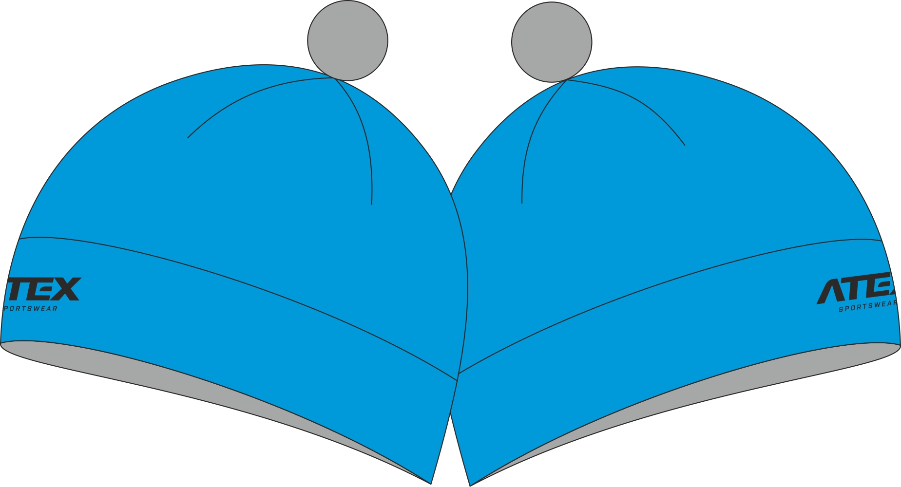 Two-layer hat for cross-country skiing