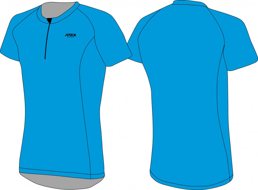 Orientierungslauftrikot für Frauen mit kurzen Ärmeln