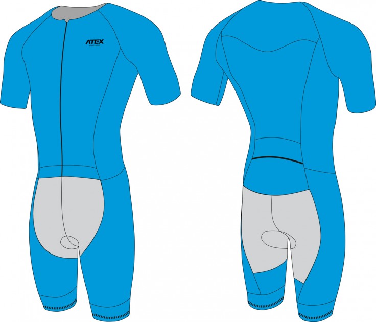 Triathlon suit with short sleeves ELITE