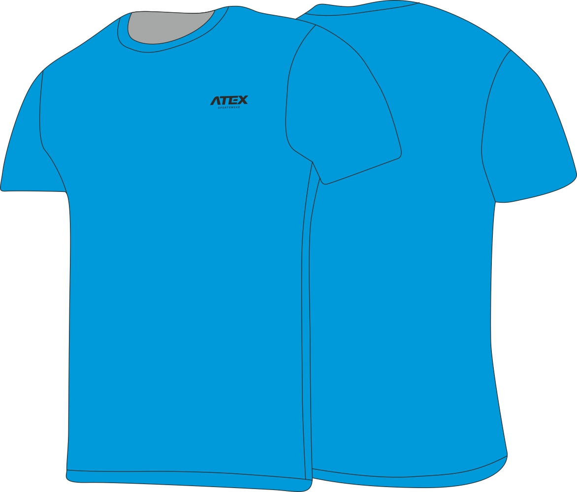 Sportliches Lauftrikot mit kurzen Ärmeln