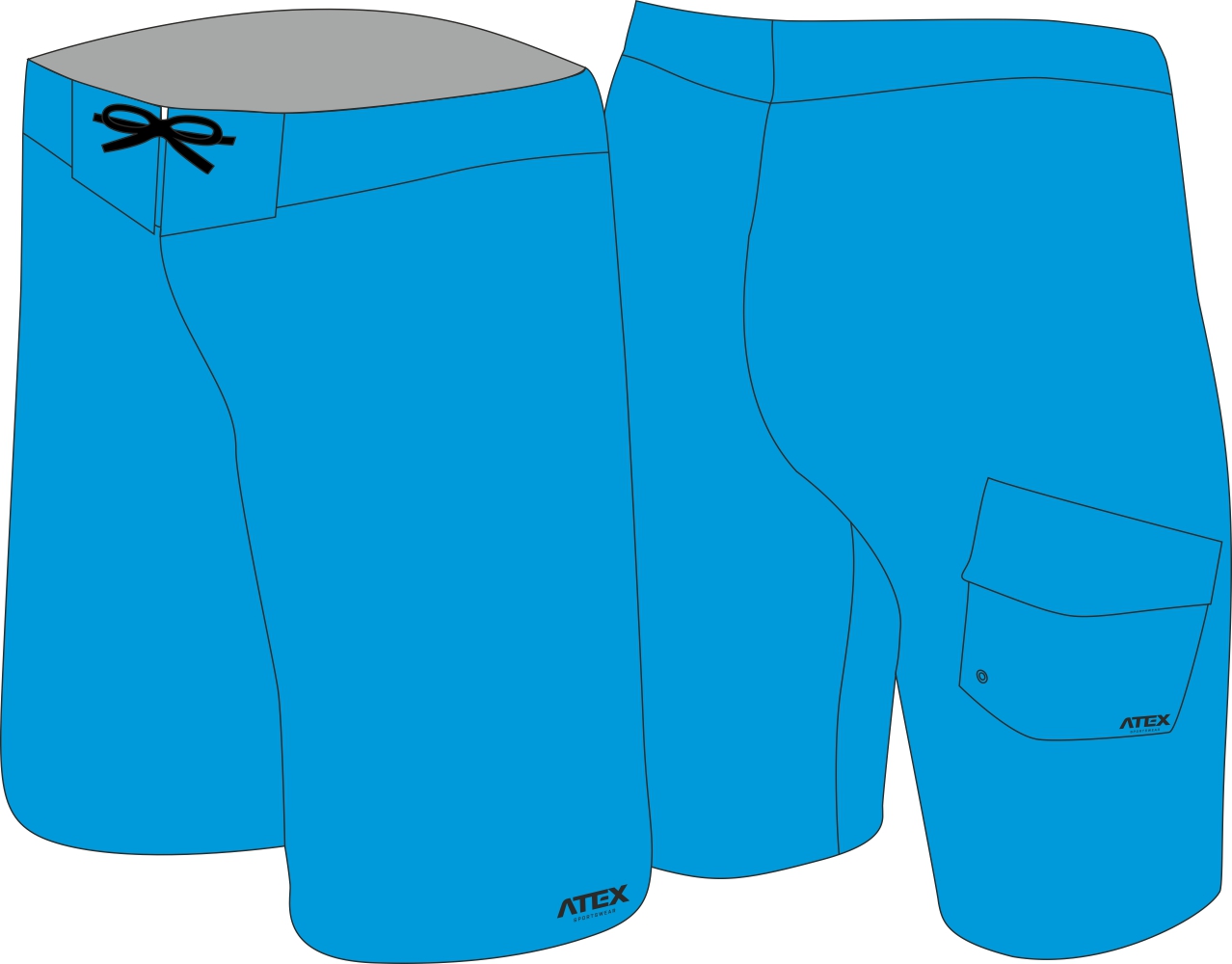 Sportliche Strandshorts