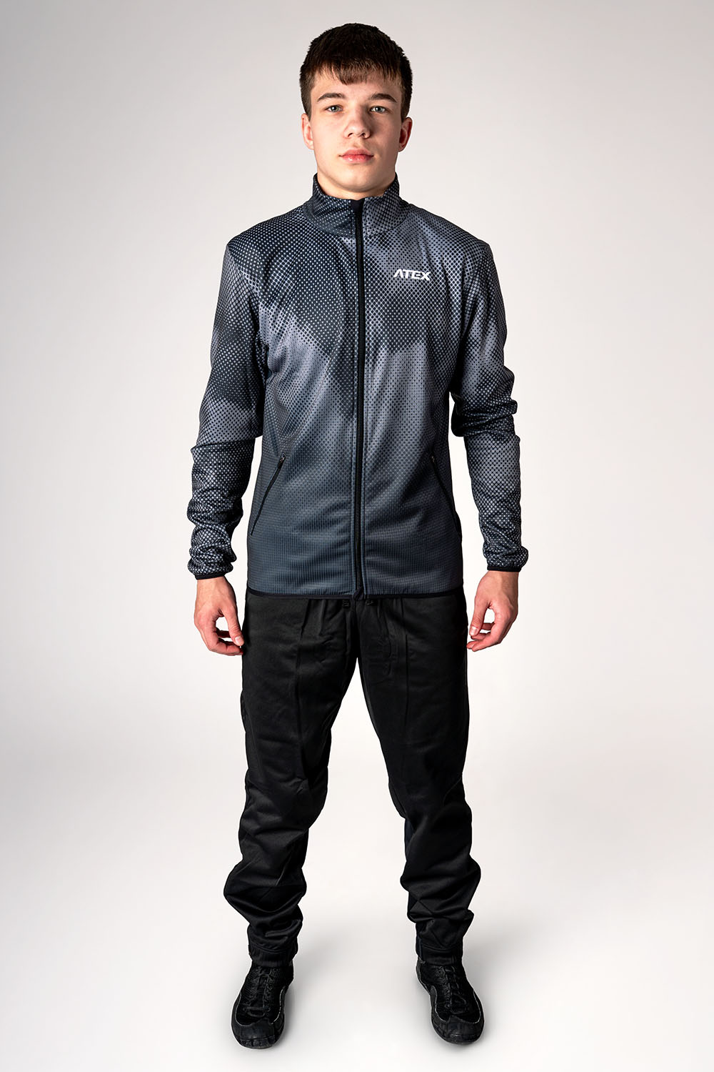 Sports sweatshirt, zipped pockets