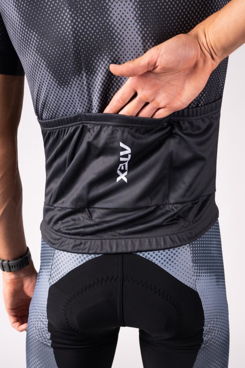 SPORT-Radtrikot mit kurzen Ärmeln, schmale Schultern