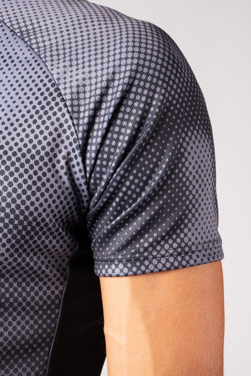 SPORT-Radtrikot mit kurzen Ärmeln und breiten Schultern